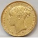 AUSTRALIA 1887 . ONE 1 SOVEREIGN . MELBOURNE . GOLD